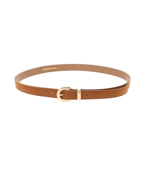 AMERICAN HOLIC（アメリカンホリック）の「スエート調ベルト＊（ベルト・レディース・ブラック/グレー/キャメル・FREE）」の6枚目の写真