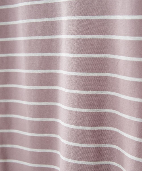 cepo（セポ）の「シルケットボーダーＴシャツ（Tシャツ/カットソー・レディース・ブラック系その他3/ピンク系その他3/ブラウン・M）」の14枚目の写真