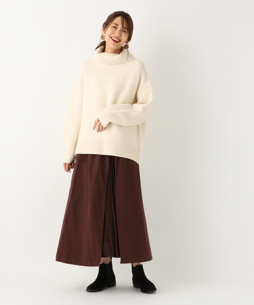 GLOBAL WORK(グローバルワーク)の「2SETスカート【HYPE LIMITED LINE】/853019(スカート・レディース・ベージュ/ダークブラウン・FREE)」の14枚目の写真