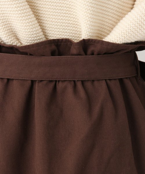GLOBAL WORK(グローバルワーク)の「2SETスカート【HYPE LIMITED LINE】/853019(スカート・レディース・ベージュ/ダークブラウン・FREE)」の8枚目の写真
