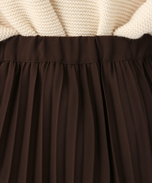 GLOBAL WORK(グローバルワーク)の「2SETスカート【HYPE LIMITED LINE】/853019(スカート・レディース・ベージュ/ダークブラウン・FREE)」の4枚目の写真