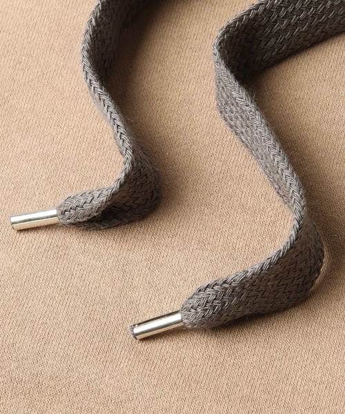 NILWAY（ニルウェイ）の「【Nilway】USコットンドローコード付きプルオーバーパーカー（パーカー・メンズ・ホワイト/ブラック/ベージュ/ブラウン・MEDIUM/LARGE/X-LARGE）」の9枚目の写真