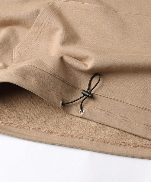 NILWAY（ニルウェイ）の「【Nilway】USコットンドローコード付きプルオーバーパーカー（パーカー・メンズ・ホワイト/ブラック/ベージュ/ブラウン・MEDIUM/LARGE/X-LARGE）」の11枚目の写真