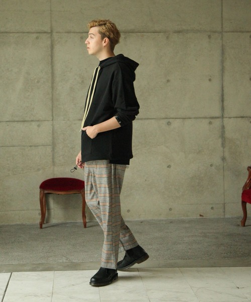 NILWAY（ニルウェイ）の「【Nilway】USコットンドローコード付きプルオーバーパーカー（パーカー・メンズ・ホワイト/ブラック/ベージュ/ブラウン・MEDIUM/LARGE/X-LARGE）」の21枚目の写真