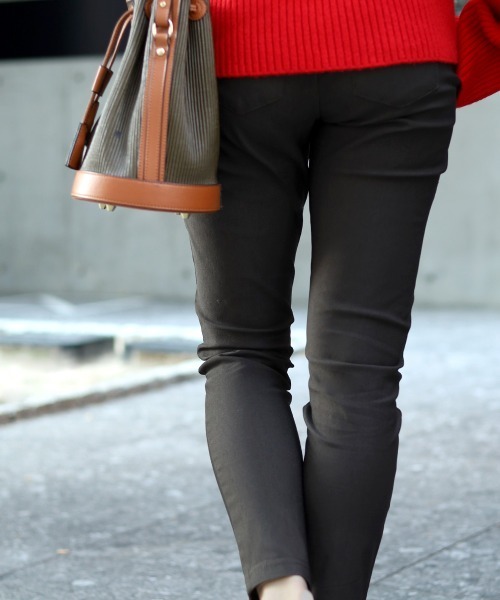 Bou Jeloud（ブージュルード）の「温か裏起毛素材◆ハイテンションパンツ（その他パンツ・レディース・チャコールグレー/ブラック/ベージュ/キャメル・40/38/36）」の18枚目の写真