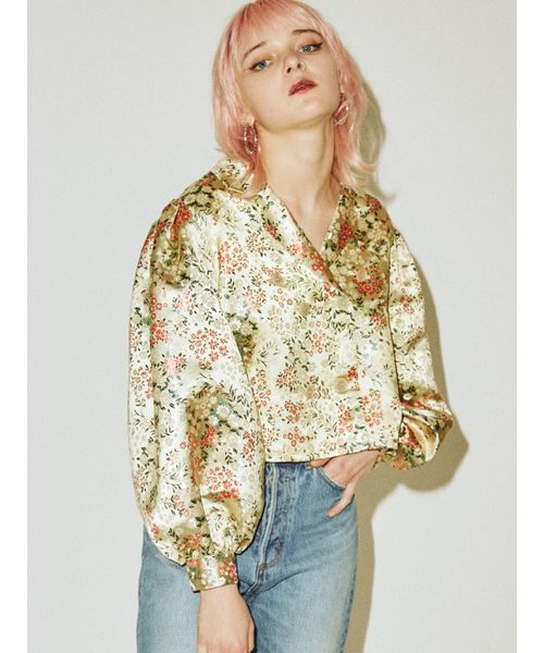 jouetie（ジュエティ）の「ダブルブレストシャツ（シャツ/ブラウス・レディース・ブラック/ベージュ/グリーン/その他1・MEDIUM）」の8枚目の写真