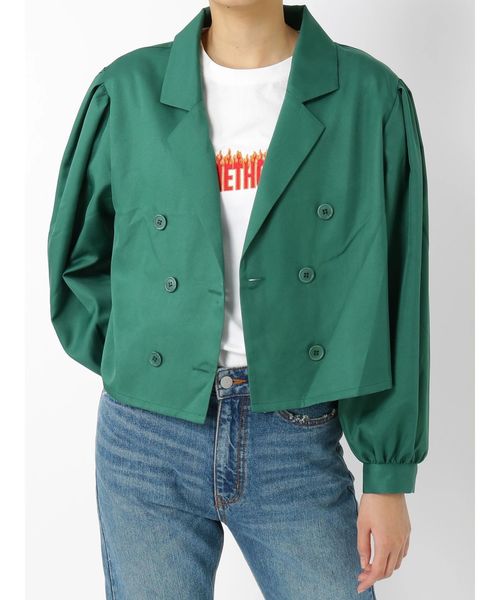 jouetie（ジュエティ）の「ダブルブレストシャツ（シャツ/ブラウス・レディース・ブラック/ベージュ/グリーン/その他1・MEDIUM）」の19枚目の写真