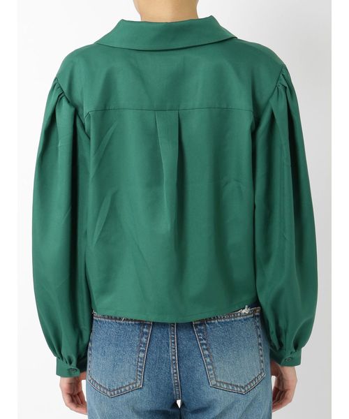 jouetie（ジュエティ）の「ダブルブレストシャツ（シャツ/ブラウス・レディース・ブラック/ベージュ/グリーン/その他1・MEDIUM）」の6枚目の写真