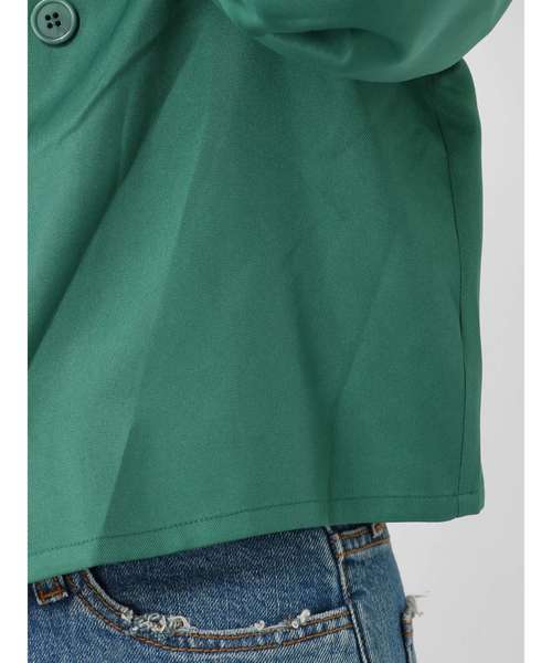 jouetie（ジュエティ）の「ダブルブレストシャツ（シャツ/ブラウス・レディース・ブラック/ベージュ/グリーン/その他1・MEDIUM）」の10枚目の写真