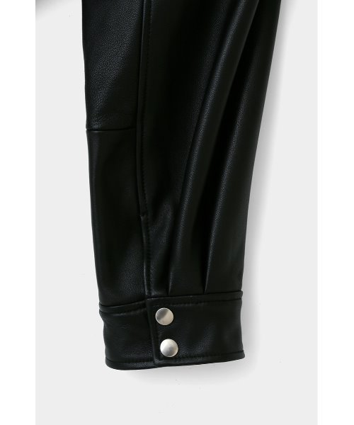 MOUSSY（マウジー）の「LEATHER OVER RIDERS ジャケット（ライダース 