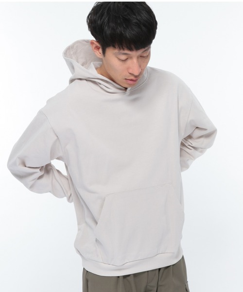 LAKOLE（ラコレ）の「USAドヅメパーカー / LAKOLE（パーカー・メンズ・ベージュ/グレー/オフホワイト/ピンク/チャコール・MEDIUM/LARGE）」の2枚目の写真