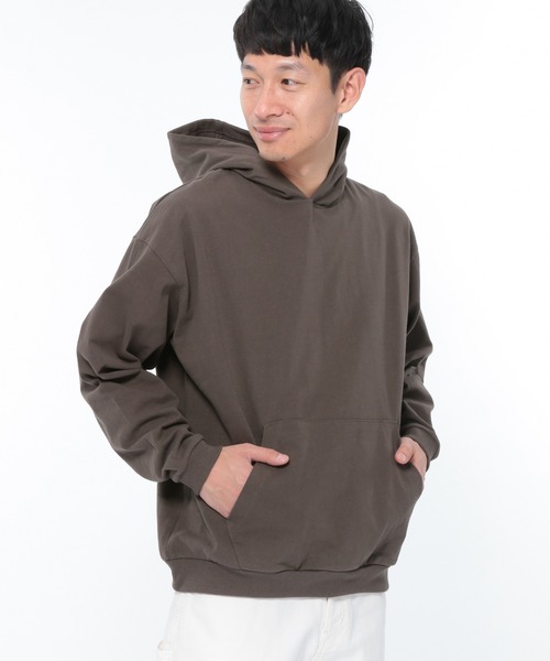 LAKOLE（ラコレ）の「USAドヅメパーカー / LAKOLE（パーカー・メンズ・ベージュ/グレー/オフホワイト/ピンク/チャコール・MEDIUM/LARGE）」の4枚目の写真