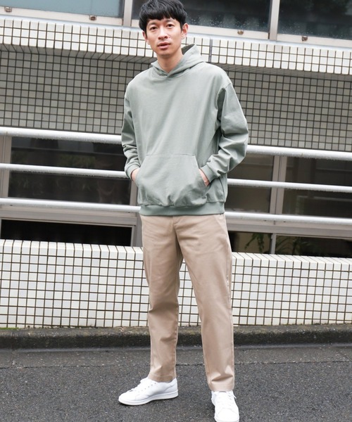 LAKOLE（ラコレ）の「USAドヅメパーカー / LAKOLE（パーカー・メンズ・ベージュ/グレー/オフホワイト/ピンク/チャコール・MEDIUM/LARGE）」の7枚目の写真