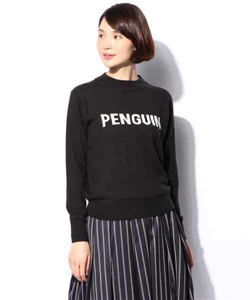 MELROSE claire（メルローズ クレール）の「アニマルロゴ天竺　ニットプルオーバー【LEE12月号】『リンネル 12月号』（ニット/セーター・レディース・ホワイト/ブラック/グレー/キャメル・FREE）」の5枚目の写真