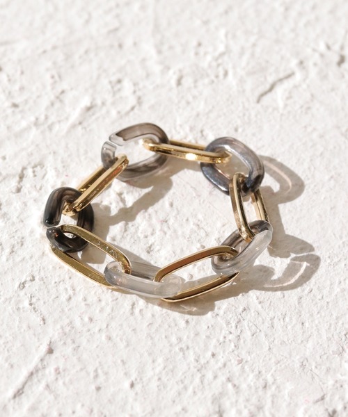 florist（フローリスト）の「マーブル×メタルのハーフチェーンリング（リング・レディース・シルバー系その他5/その他9/ゴールド系その他5/シルバー系その他3/ゴールド系その他3/シルバー系その他/ゴールド系その他2/ゴールド系その他7/ゴールド系その他6/シルバー系その他7/シルバー系その他6/ゴールド系その他4/シルバー系その他2/ゴールド系その他/シルバー系その他4/その他8・FREE）」の15枚目の写真