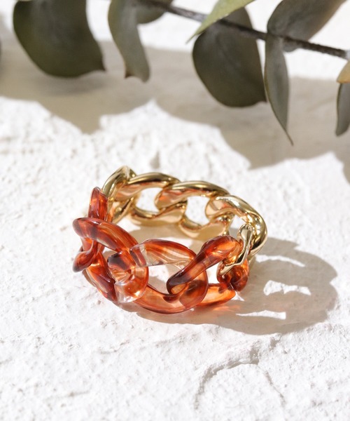 florist（フローリスト）の「マーブル×メタルのハーフチェーンリング（リング・レディース・シルバー系その他5/その他9/ゴールド系その他5/シルバー系その他3/ゴールド系その他3/シルバー系その他/ゴールド系その他2/ゴールド系その他7/ゴールド系その他6/シルバー系その他7/シルバー系その他6/ゴールド系その他4/シルバー系その他2/ゴールド系その他/シルバー系その他4/その他8・FREE）」の11枚目の写真