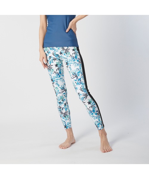 Rusty ラスティー レディースレギンス フィットネス ラッシュガード ランニング ヨガ 水陸両用 アウトドア マリンスポーツ ボタニカルプリント レギンス スパッツ Rusty ラスティ のファッション通販 Zozotown