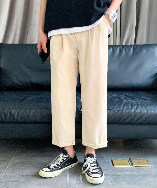 neos(ネオス)の「【neos -addictive design-】ルーズシルエット T/R スラックス パンツ(スラックス・メンズ・ブラック/ベージュ/グレー・MEDIUM/LARGE/X-LARGE)」の22枚目の写真