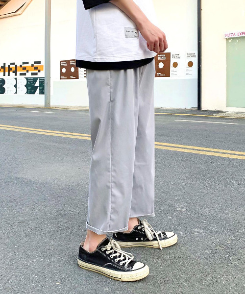 neos(ネオス)の「【neos -addictive design-】ルーズシルエット T/R スラックス パンツ(スラックス・メンズ・ブラック/ベージュ/グレー・MEDIUM/LARGE/X-LARGE)」の5枚目の写真