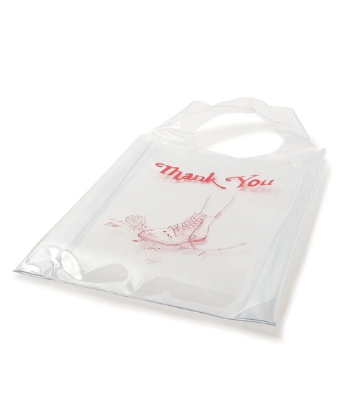 AZS TOKYO（アザストーキョー）の「AZS TOKYO/アザストーキョー/THANK YOU CLEAR BAG（トートバッグ・レディース・その他・FREE）」の3枚目の写真
