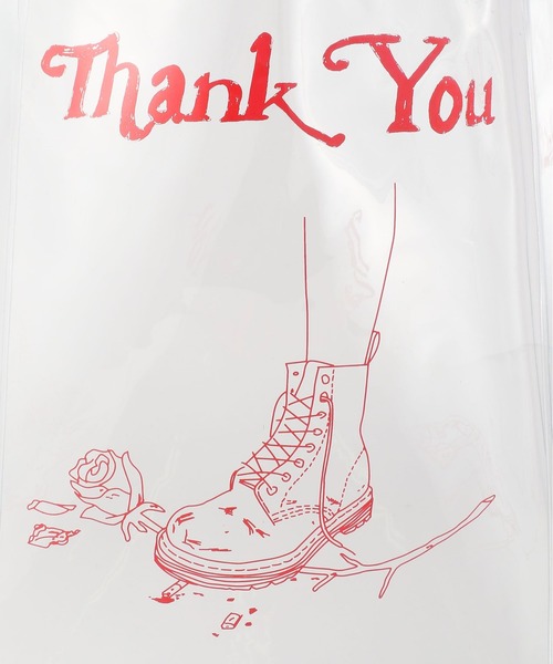 AZS TOKYO（アザストーキョー）の「AZS TOKYO/アザストーキョー/THANK YOU CLEAR BAG（トートバッグ・レディース・その他・FREE）」の5枚目の写真