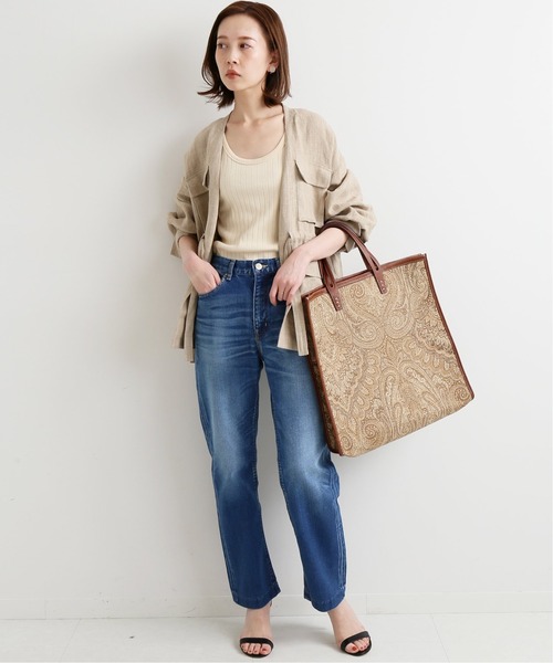 IENA（イエナ）の「スーピマハリヌキリブタンクトップ◆（タンクトップ・レディース・ブラック/グレー/ナチュラル/カーキ・FREE）」の16枚目の写真