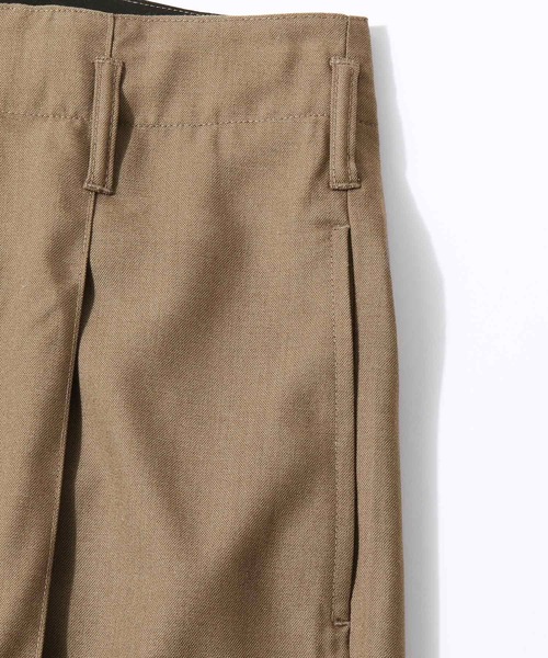 NILWAY（ニルウェイ）の「ワイドスラックスバルーンジョガーパンツ（スラックス・メンズ・チャコールグレー/ベージュ/アイボリー/グレイッシュベージュ/ダークブラウン・SMALL/MEDIUM/LARGE/X-SMALL）」の9枚目の写真