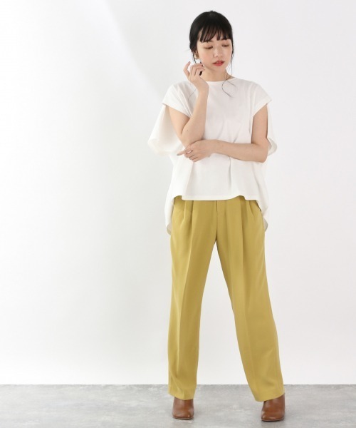 LOWRYS FARM(ローリーズファーム)の「スリットスリーブTEE 892694(Tシャツ/カットソー・レディース・ブラック/パープル/オフホワイト・FREE)」の6枚目の写真