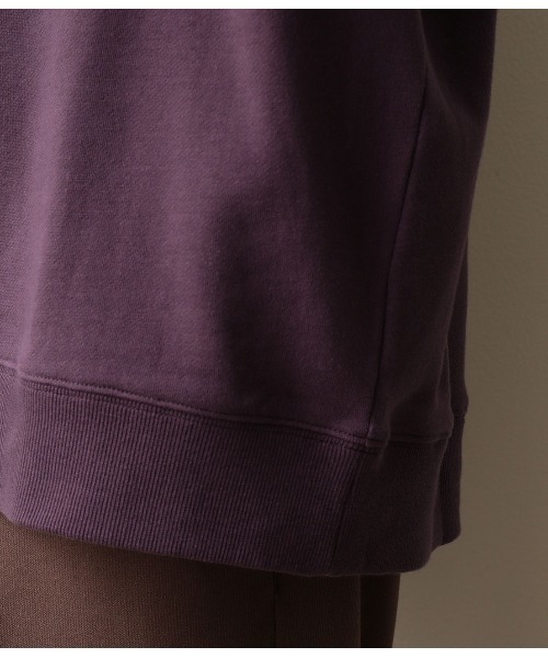 FRUIT OF THE LOOM（フルーツオブザルーム）の「【FTL×BASQUIAT バスキア】クルースウェット（スウェット・メンズ・パープル/オフホワイト/イエロー・M/L）」の6枚目の写真