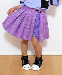 FILA チェック柄 Tシャツ スカート セット FILA（フィラ）の「【FILA×TEGTEG cheered by Girls2】 チェック