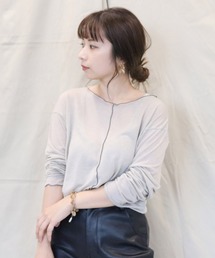 CAPRICIEUX LE'MAGE | ガーゼタッチハギロンT(Tシャツ/カットソー)