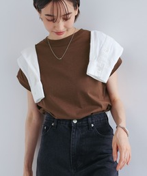 【新サイズ・新色追加】USAコットン汗染み防止フレンチスリーブTシャツ