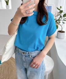 【新サイズ・新色追加】USAコットン汗染み防止フレンチスリーブTシャツ