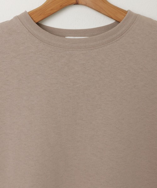 andme(アンドミー)の「【新サイズ・新色追加】USAコットン汗染み防止フレンチスリーブTシャツ(Tシャツ/カットソー・レディース・チャコールグレー/ブラック/オフホワイト/グレー系その他/ラベンダー/ブルー/グリーン/キナリ/ターコイズブルー/ブラウン/ブルー系その他/ネイビー・M/L)」の20枚目の写真