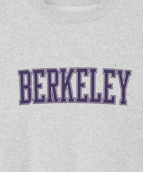 coen（コーエン）の「USAコットンオーガニックコットンミックス裏起毛ロゴプリントスウェット＃（スウェット・レディース・ライトグレー/ネイビー・FREE）」の12枚目の写真