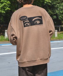 Adoon plain | 【Adoon plain】裏起毛プリントスウェット(Tシャツ/カットソー)