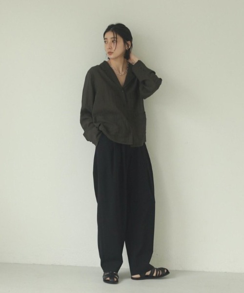 TODAYFUL（トゥデイフル）の「レザーサンダル（サンダル・レディース・ダークブラウン/ブラック・37inch/36inch/38inch）」の15枚目の写真