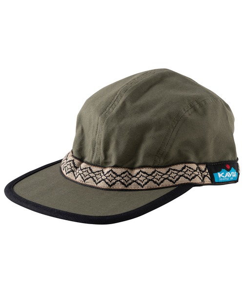KAVU（カブー）の「KAVU/カブー RIPSTOP STRAPCAP/リップストップ ストラップキャップ（キャップ・メンズ・A/B/C/D/ブルー/モカ/オリーブ/ブラック・FREE）」の2枚目の写真