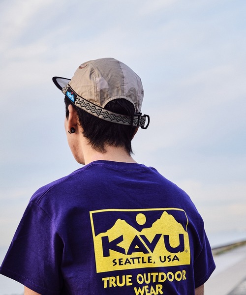 KAVU（カブー）の「KAVU/カブー RIPSTOP STRAPCAP/リップストップ ストラップキャップ（キャップ・メンズ・A/B/C/D/ブルー/モカ/オリーブ/ブラック・FREE）」の9枚目の写真