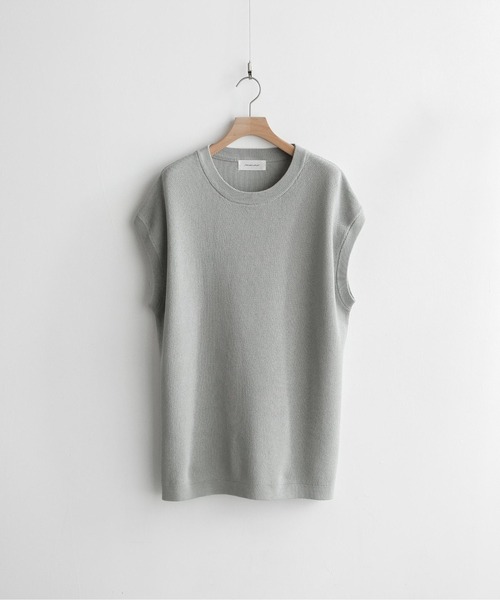 remer（リメール）の「loose drop shoulder knit vest/ルーズドロップショルダーニットベスト（ベスト・メンズ・ネイビー/グレー・SMALL/MEDIUM/LARGE）」の17枚目の写真