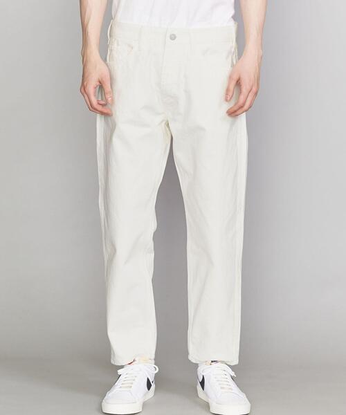 BEAUTY&YOUTH UNITED ARROWS（ビューティーアンドユースユナイテッドアローズ）の「【別注】 ＜FUTURE SERVICE（フューチャーサービス）＞ WHITE PANTS/パンツ（デニムパンツ・メンズ・ホワイト・30inch/34inch/28inch/32inch）」の2枚目の写真