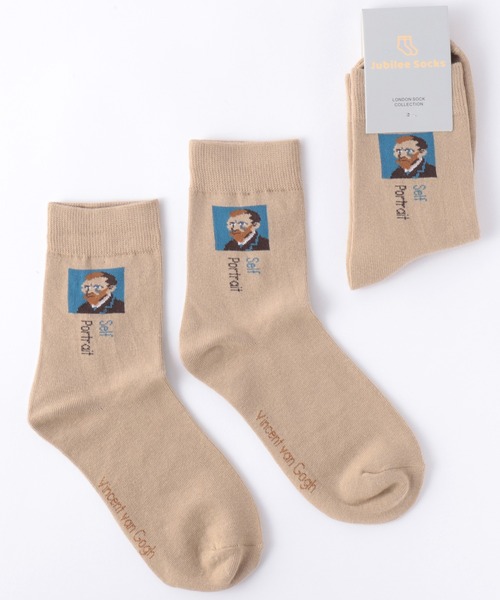 Jubilee（ジュビリー）の「ポップデザインソックス（ソックス/靴下・レディース・アッシュブラウン/パープル/ブラウン/グレー/オリーブ/ターコイズブルー/ライム/インディゴブルー/ミント/マスタード/アイボリー/ブラック系その他/キャメル/バーガンディー/スモークピンク/ブラック系その他2/ターメリック/ダークオレンジ/オフホワイト・FREE）」の6枚目の写真