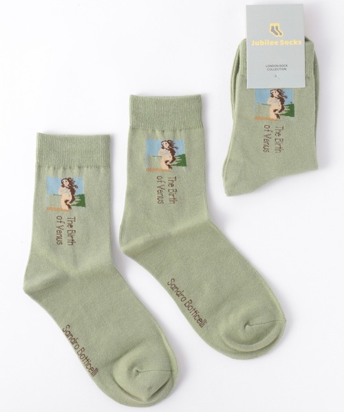 Jubilee（ジュビリー）の「ポップデザインソックス（ソックス/靴下・レディース・アッシュブラウン/パープル/ブラウン/グレー/オリーブ/ターコイズブルー/ライム/インディゴブルー/ミント/マスタード/アイボリー/ブラック系その他/キャメル/バーガンディー/スモークピンク/ブラック系その他2/ターメリック/ダークオレンジ/オフホワイト・FREE）」の10枚目の写真