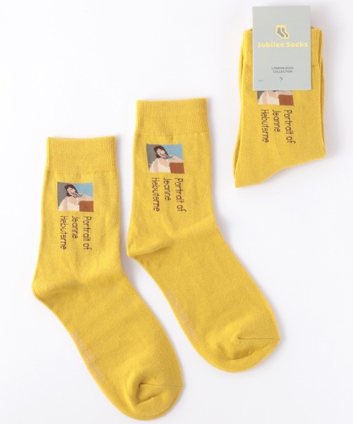 Jubilee（ジュビリー）の「ポップデザインソックス（ソックス/靴下・レディース・アッシュブラウン/パープル/ブラウン/グレー/オリーブ/ターコイズブルー/ライム/インディゴブルー/ミント/マスタード/アイボリー/ブラック系その他/キャメル/バーガンディー/スモークピンク/ブラック系その他2/ターメリック/ダークオレンジ/オフホワイト・FREE）」の14枚目の写真