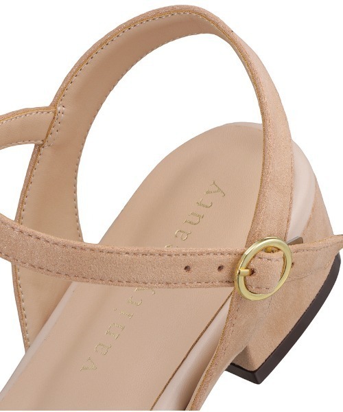 vanitybeauty（バニティービューティー）の「【vanitybeauty】<2021SS>ゴールドラインストラップサンダル（サンダル・レディース・ブラック/グリーン/ベージュ・LL/S/M/L）」の13枚目の写真