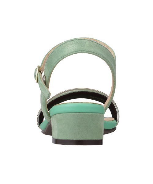 vanitybeauty（バニティービューティー）の「【vanitybeauty】<2021SS>ゴールドラインストラップサンダル（サンダル・レディース・ブラック/グリーン/ベージュ・LL/S/M/L）」の14枚目の写真