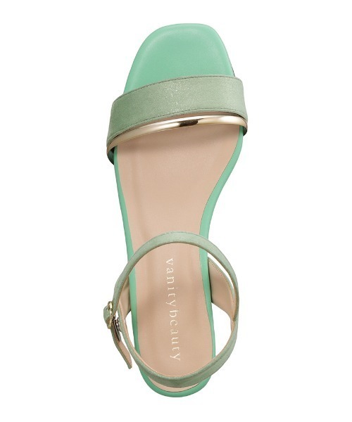 vanitybeauty（バニティービューティー）の「【vanitybeauty】<2021SS>ゴールドラインストラップサンダル（サンダル・レディース・ブラック/グリーン/ベージュ・LL/S/M/L）」の15枚目の写真