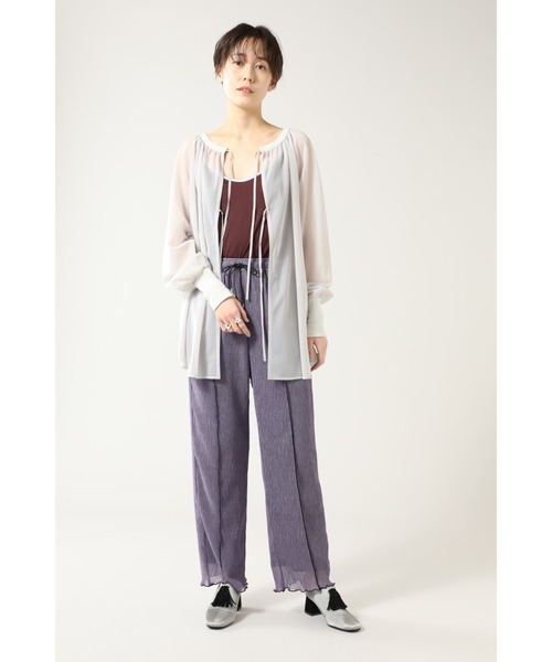 CREOLME(クレオルム)の「(CREOLME)バイカラーカップ付きキャミソール(キャミソール・レディース・イエロー/ワインレッド・ONE SIZE)」の5枚目の写真