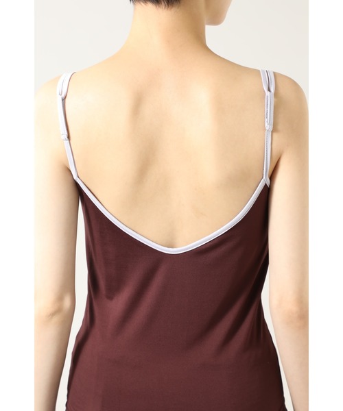 CREOLME(クレオルム)の「(CREOLME)バイカラーカップ付きキャミソール(キャミソール・レディース・イエロー/ワインレッド・ONE SIZE)」の8枚目の写真