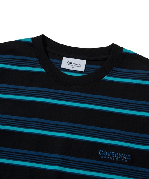 [COVERNAT]ストライプ ロングスリーブ COVERNAT】STRIPE OVER-FIT LONG SLEEVE / カバーナット